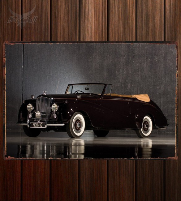 Металлическая табличка Bentley R-Type Drophead Coupe Park Ward Металлическая табличка Bentley R-Type Drophead Coupe Park Ward